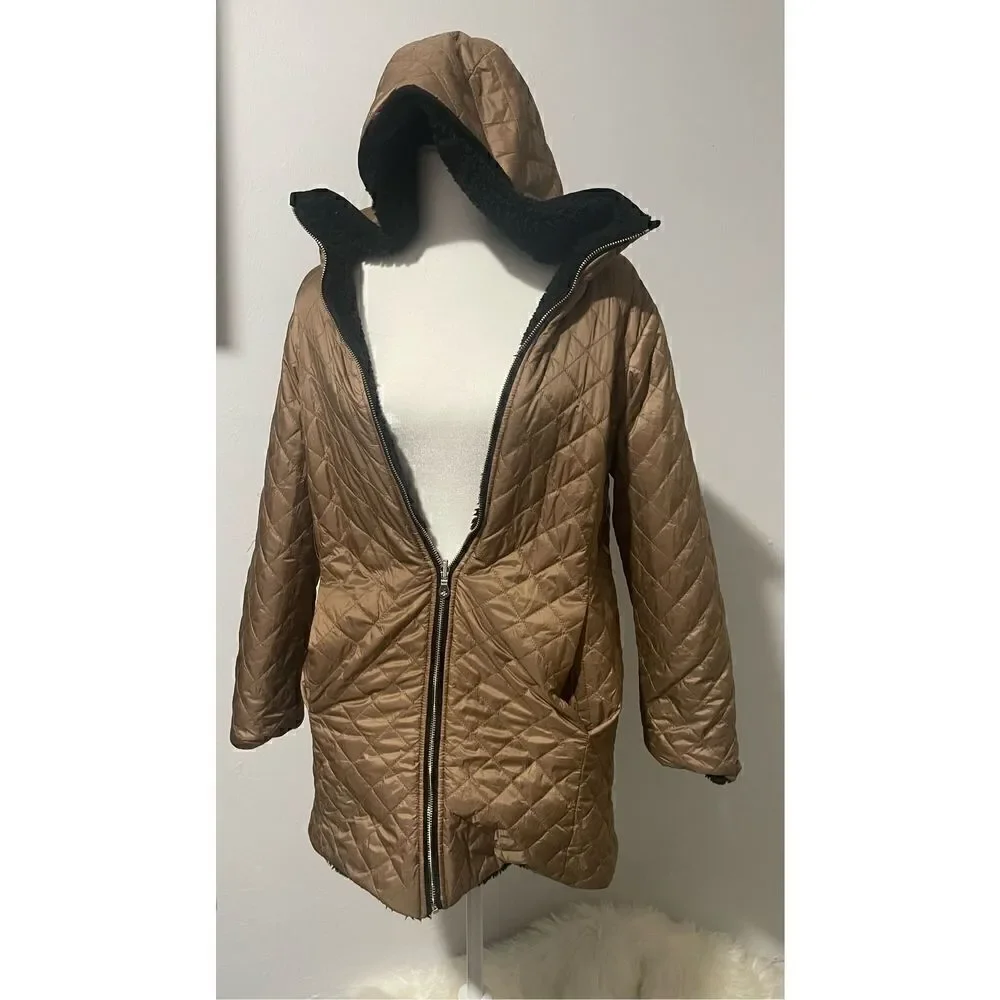 Kate Spade Reversible Teddy Coat S